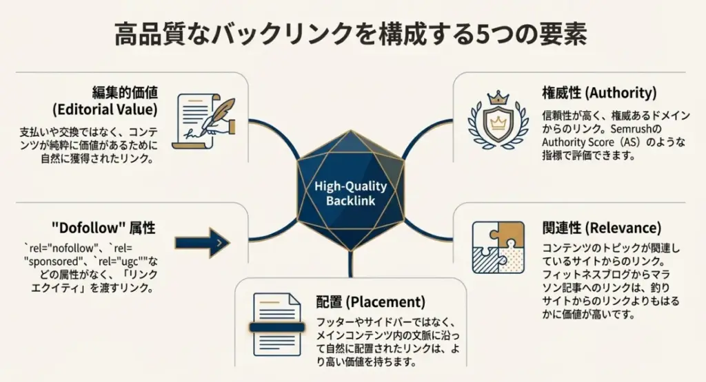 良質な被リンクと悪質な被リンクの違い(判断基準)