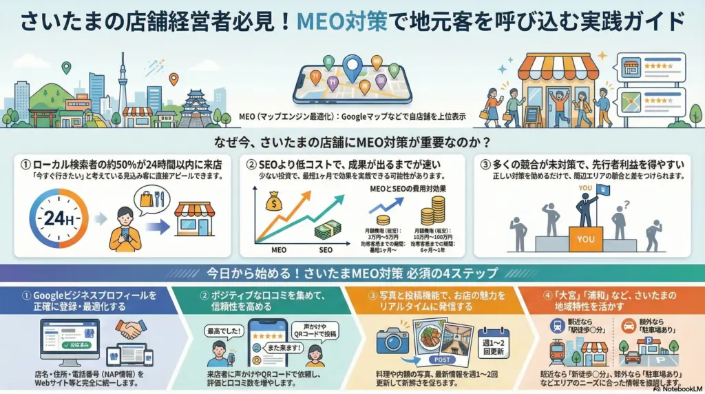 MEO対策とは?さいたまにおけるローカルSEOの実践ガイド