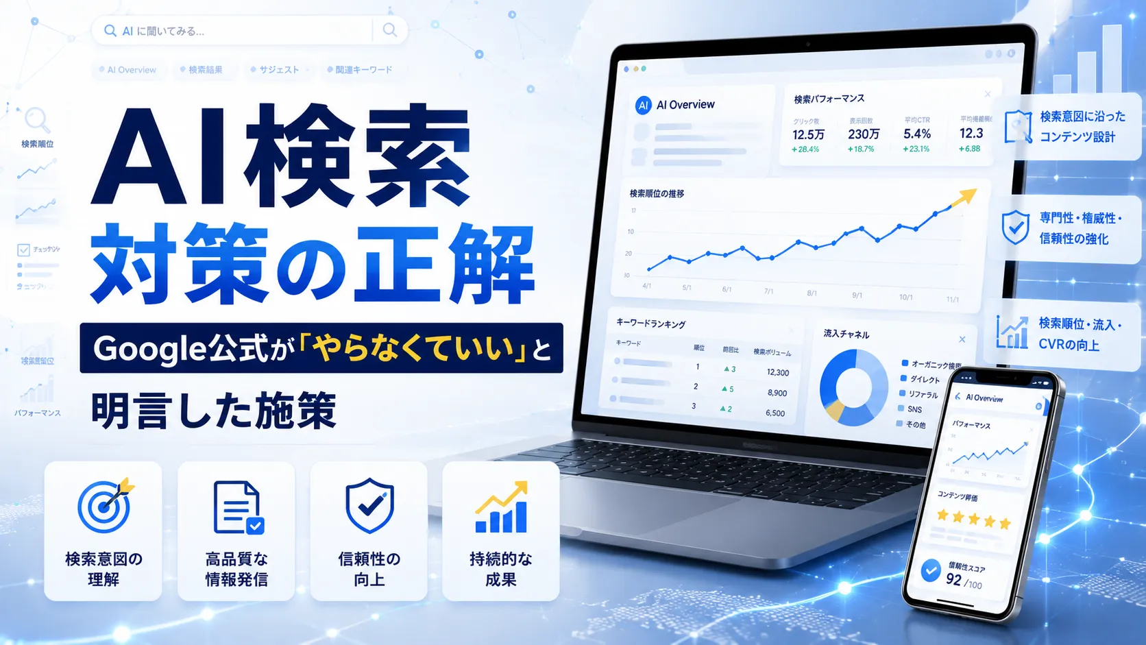 AI検索 対策の正解｜Google公式が「やらなくていい」と明言した施策
