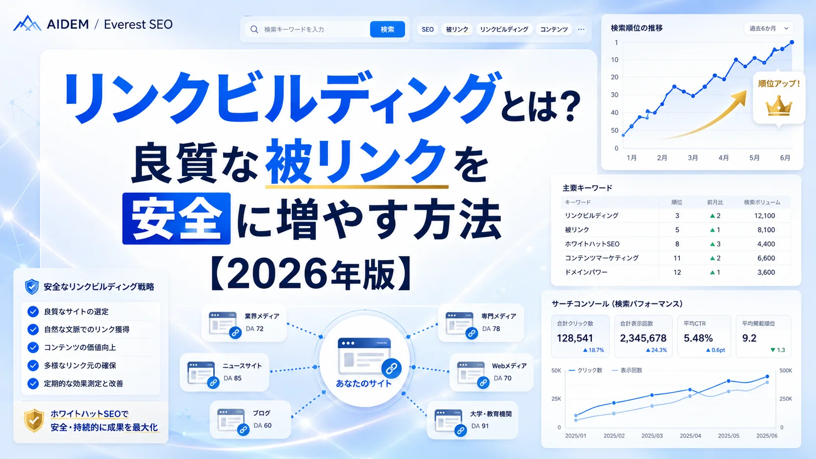 リンクビルディングとは？良質な被リンクを安全に増やす方法【2026年版】