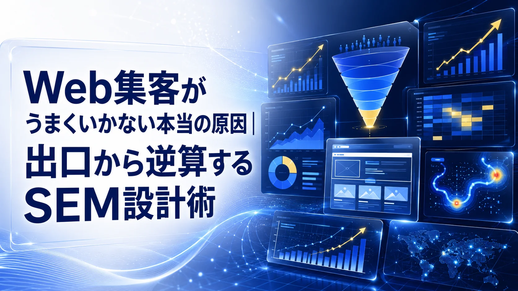 Web集客がうまくいかない本当の原因｜出口から逆算するSEM設計術
