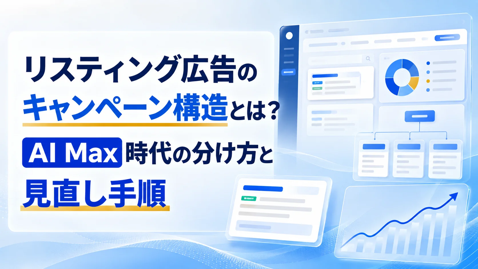 リスティング広告のキャンペーン構造とは？AI Max時代の分け方と見直し手順