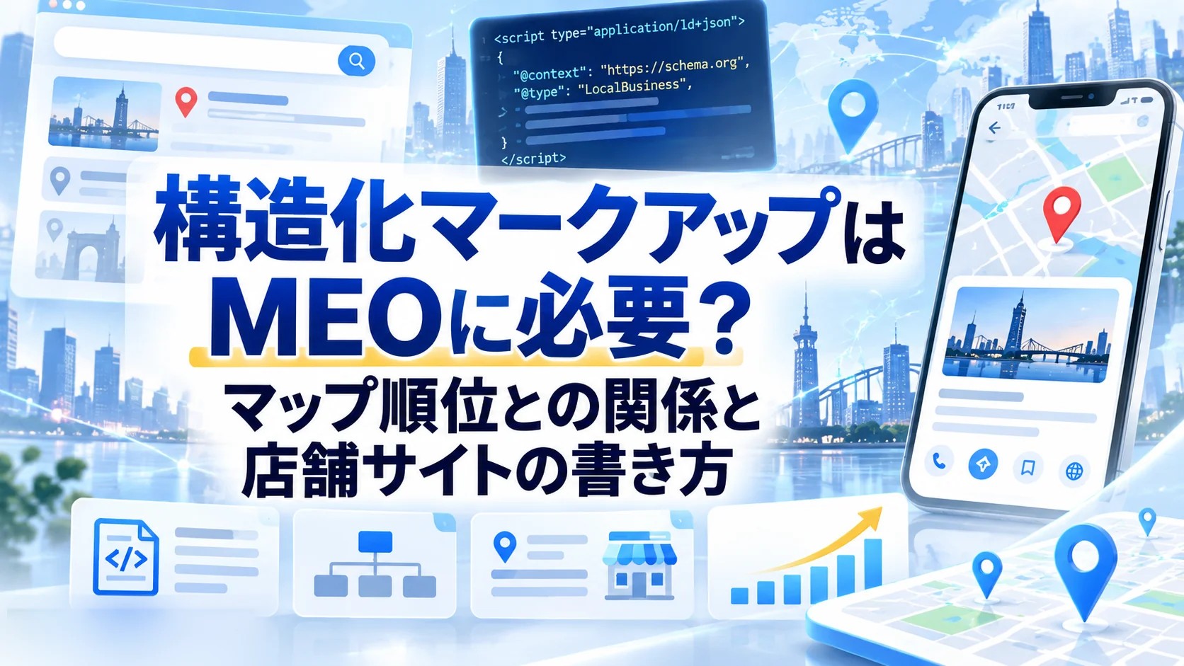 構造化マークアップはMEOに必要?マップ順位との関係と店舗サイトの書き方